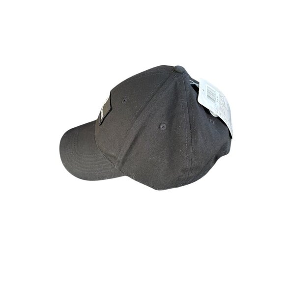 Free Country Black Adjustable Recycled Baseball Cap With Logo Patch - Picture 6 of 6